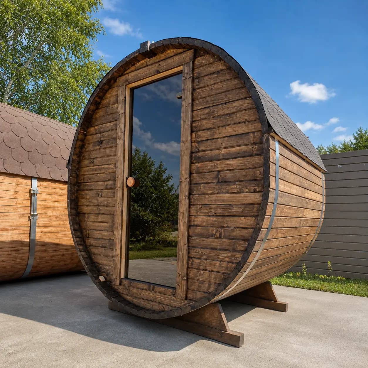 Sauna Barrel Compact 180